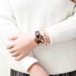 SENRUD Fashion Watches for Women Japan Quartz Rose Gold Watch Stainless Steel Mesh Band Waterproof Elegant Ladies Gifts Wrist Watch - Image 4